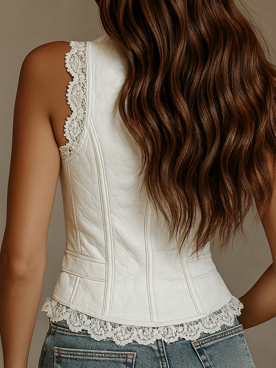 Willa London™ | Vintage Lace Elegance Vest