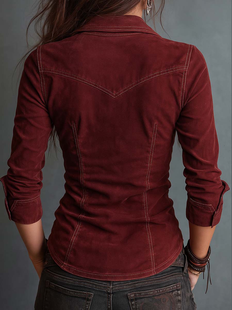 Willa London™ | Heritage Distressed Denim Shirt