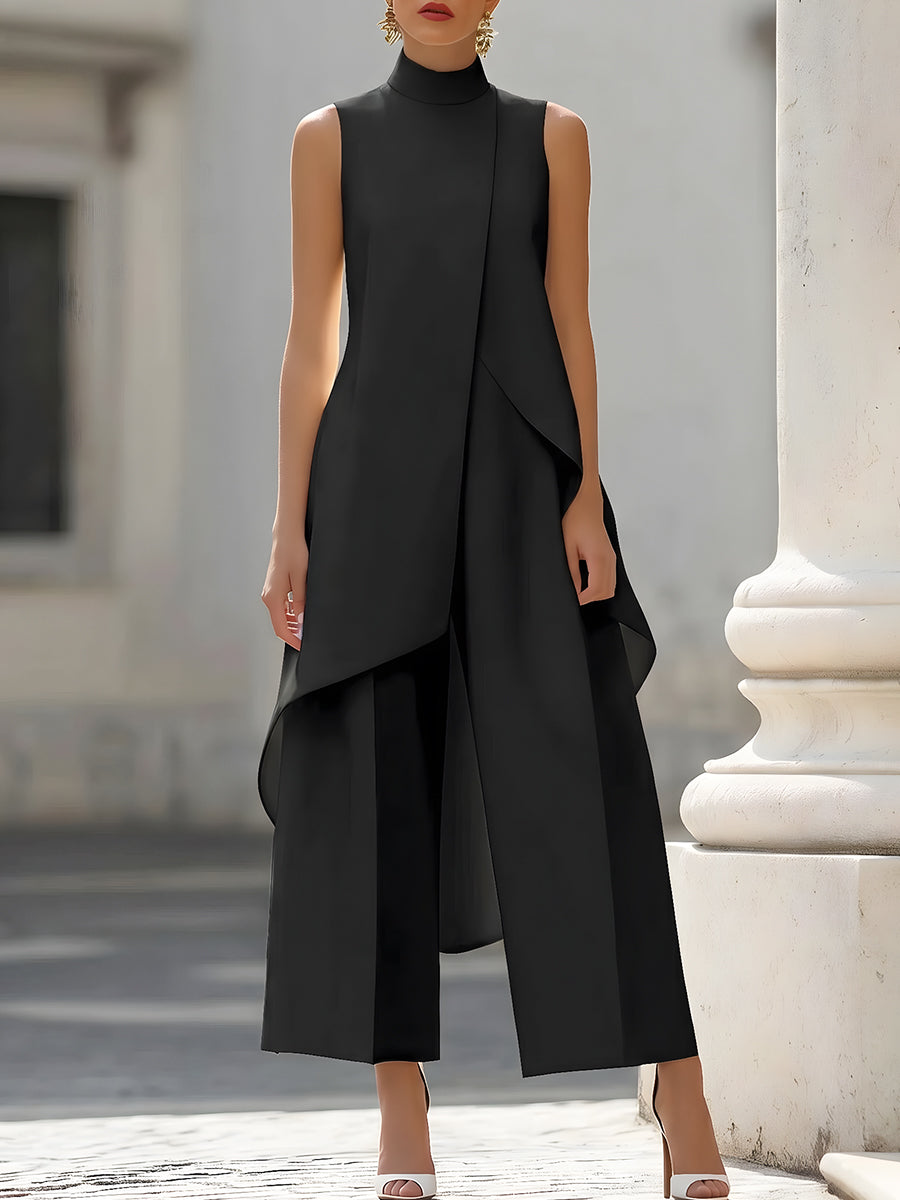 Willa London™ | Asymmetric Elegance Jumpsuit