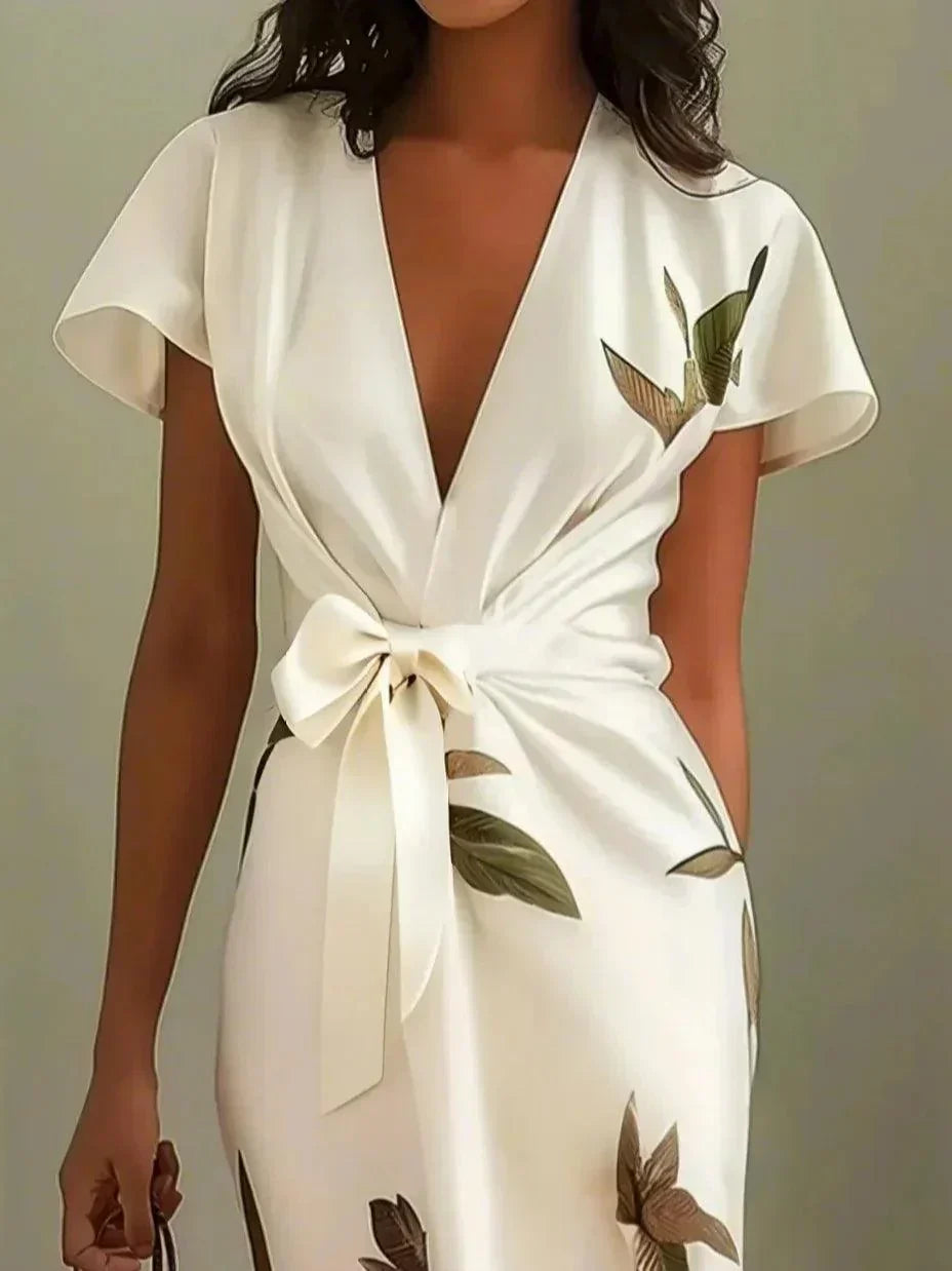 Willa London™ | Floral Elegance Wrap Dress