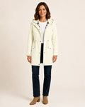 London Drawstring Parka – Cream