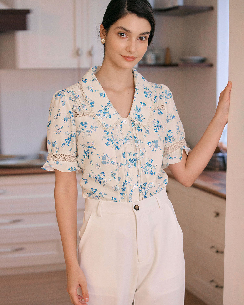 Willa London™ | Floral Elegance Blouse