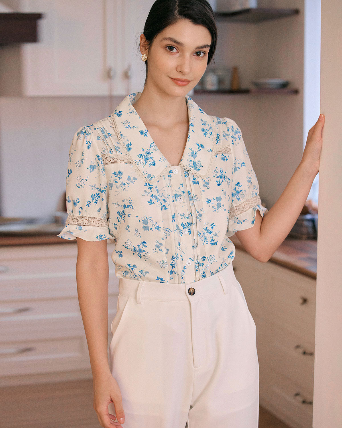 Willa London™ | Floral Elegance Blouse