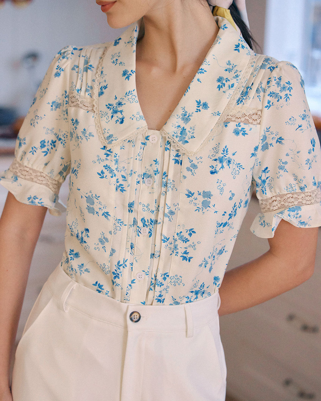 Willa London™ | Floral Elegance Blouse