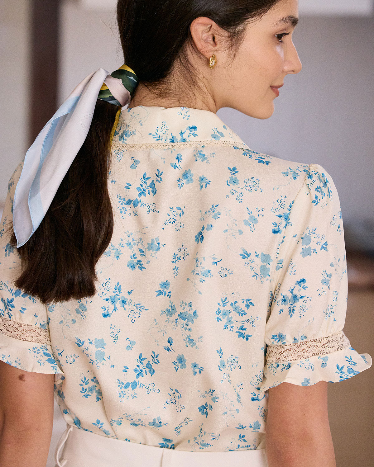 Willa London™ | Floral Elegance Blouse