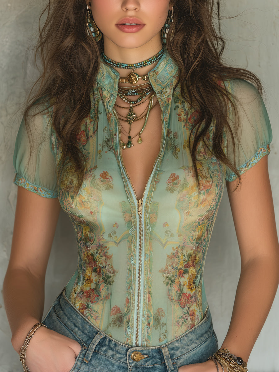 Willa London™ | Vintage Elegance Blouse