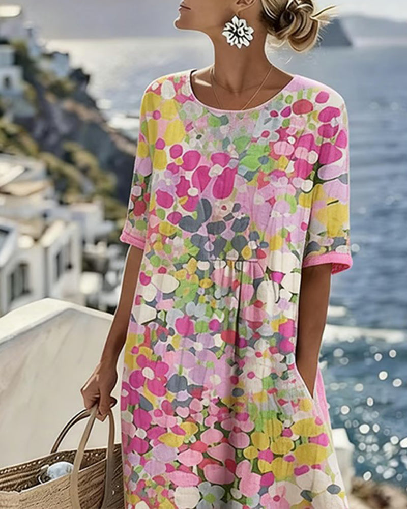 Willa London™ | Summer Blossom Midi Dress