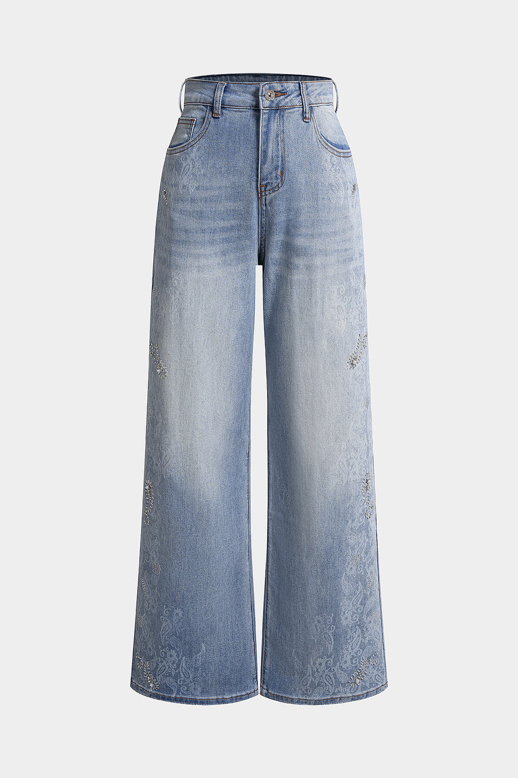 Willa London™ | Artistic Denim Elegance Jeans