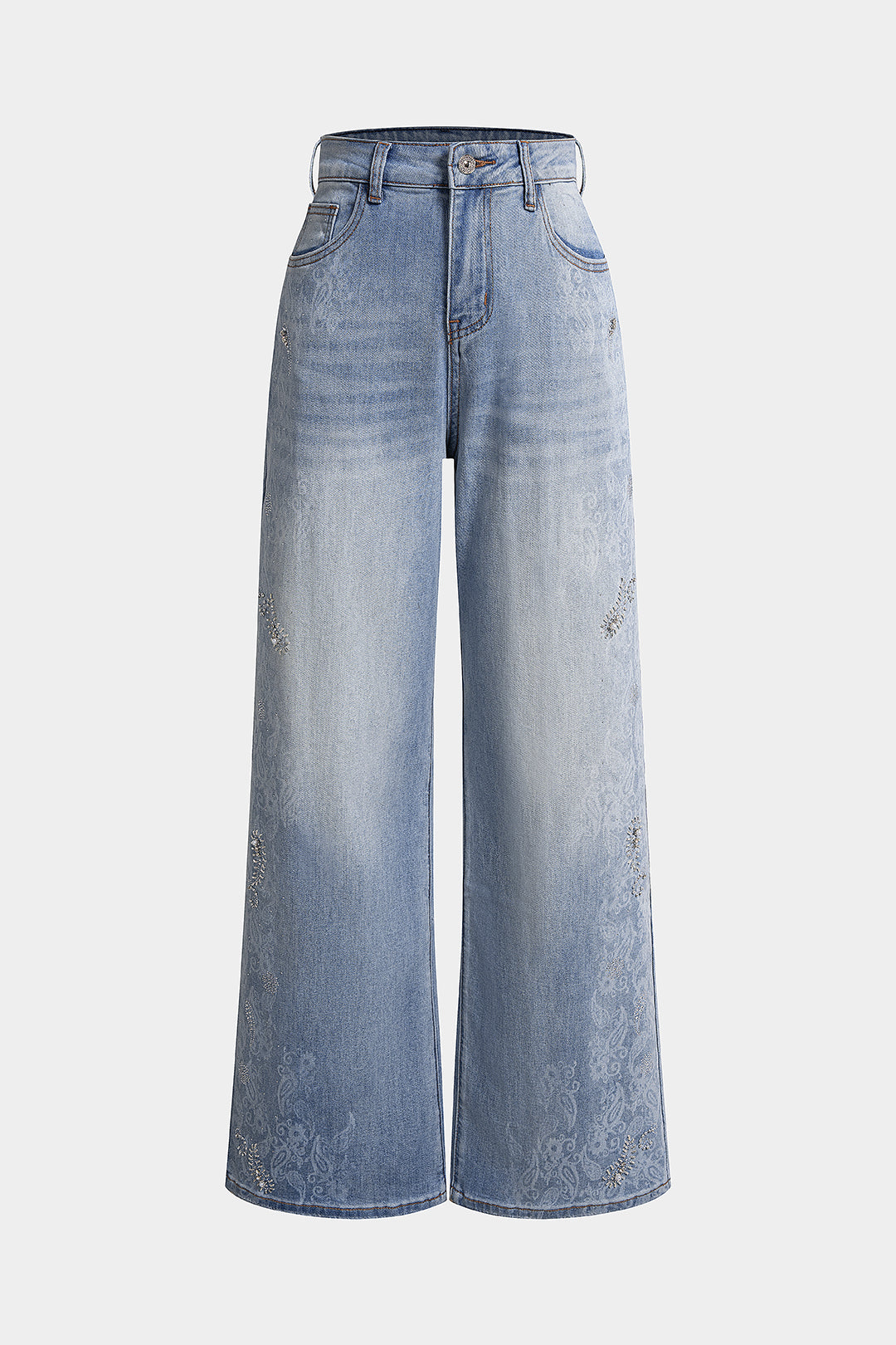Willa London™ | Artistic Denim Elegance Jeans