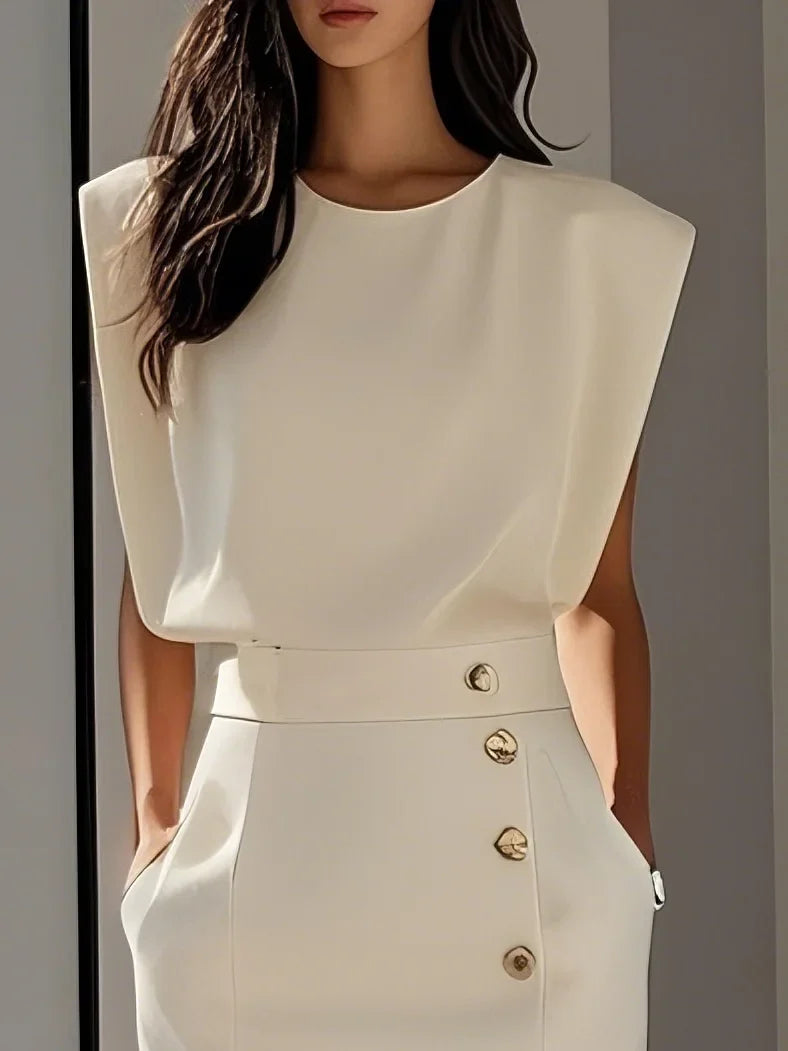 Willa London™ | Serene Elegance Midi Dress