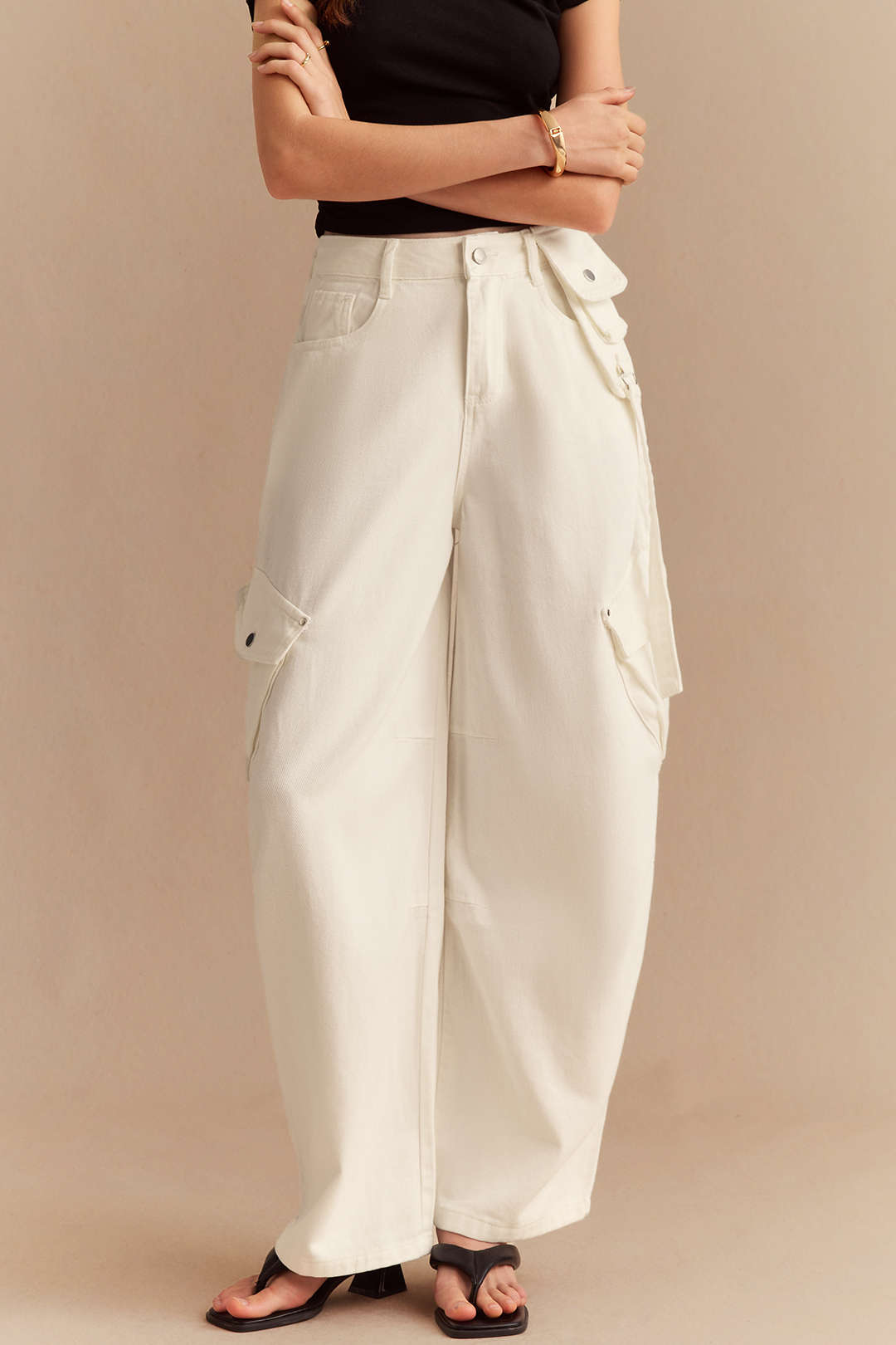 Willa London™ | Asymmetrical Elegance Wide Leg Jeans