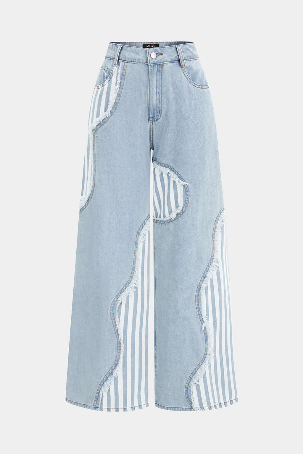 Willa London™ | Artisan Patchwork Wide Leg Jeans