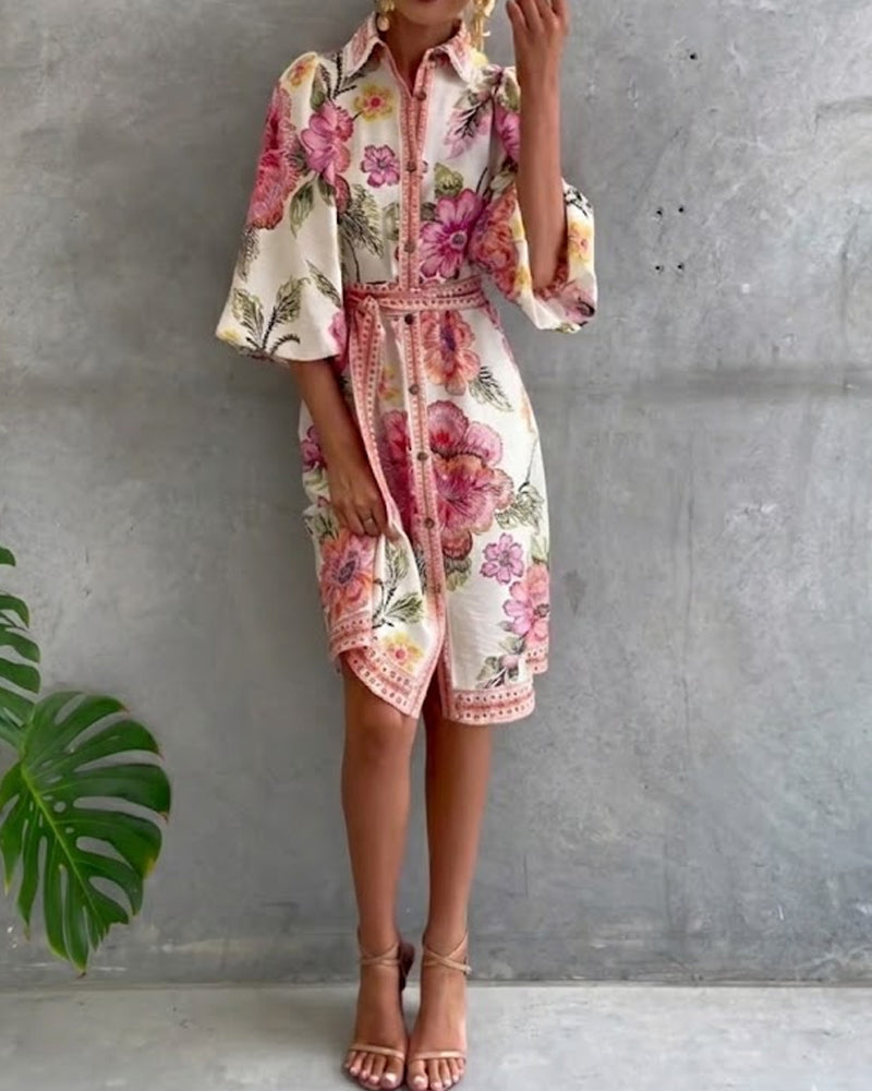 Willa London™ | Floral Elegance Dress