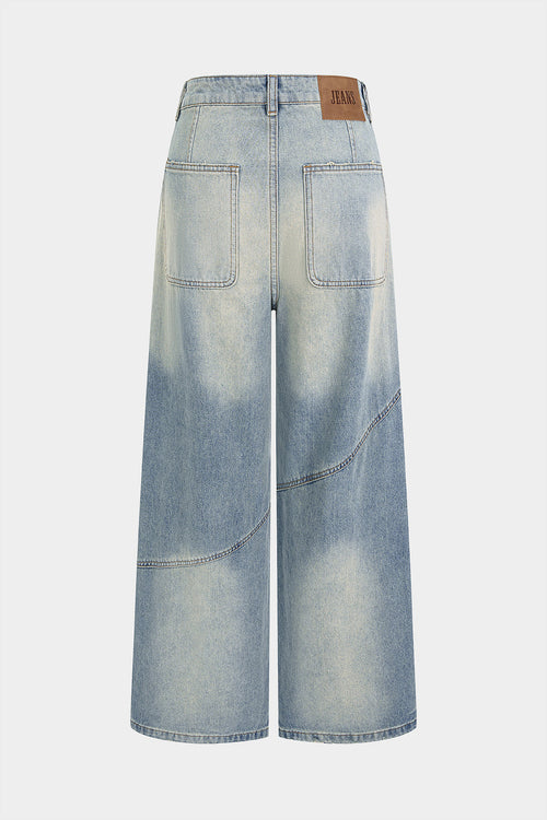 Willa London™ | Asymmetrical Luxe Denim Jeans