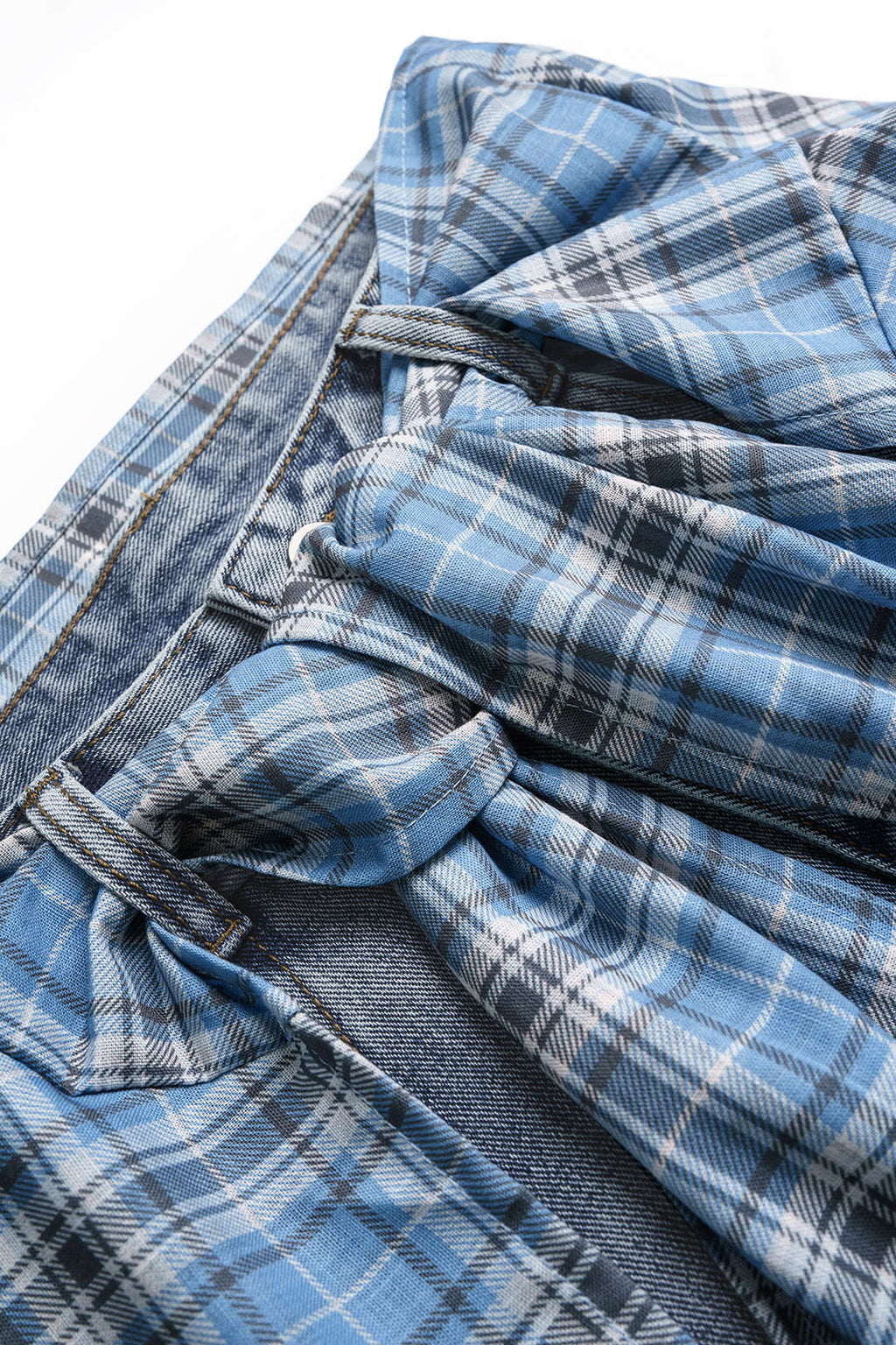 Willa London™ | Heritage Check High-Waist Jeans