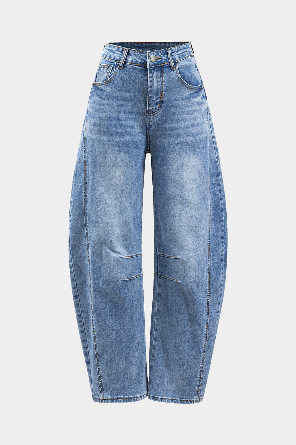 Willa London™ | Luxe Barrel Denim Trousers