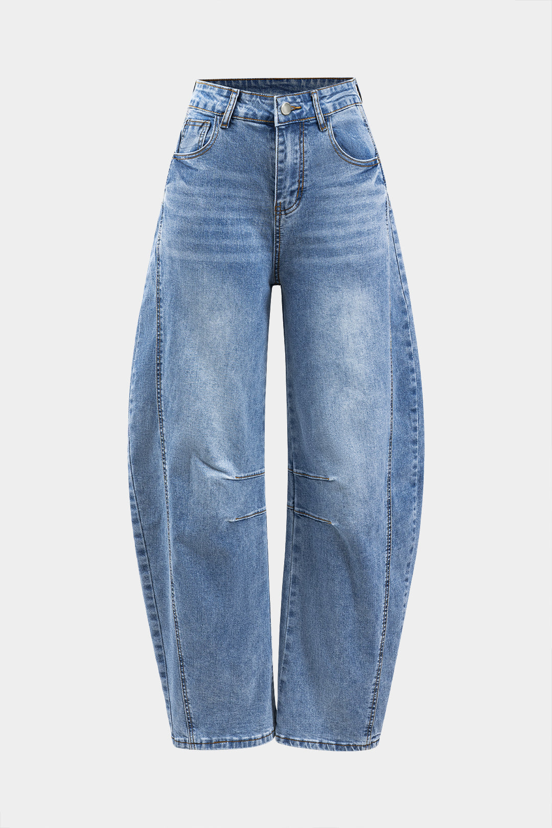 Willa London™ | Luxe Barrel Denim Trousers