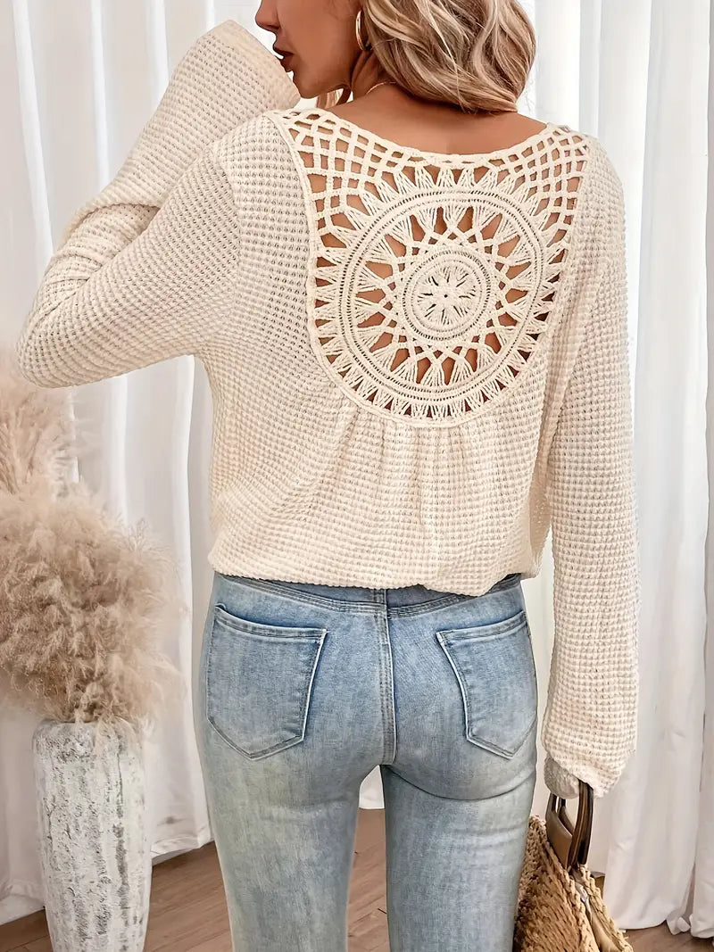 Willa London™ | Ibiza Lace Elegance Blouse