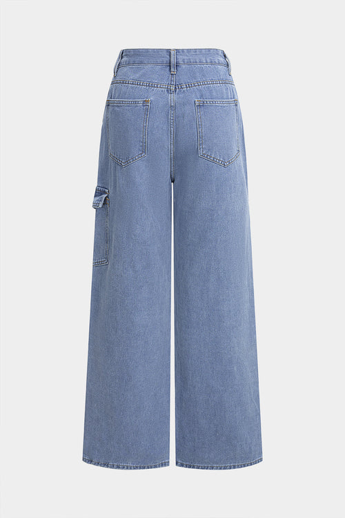 Willa London™ | Bow Tie-Up Denim Trousers