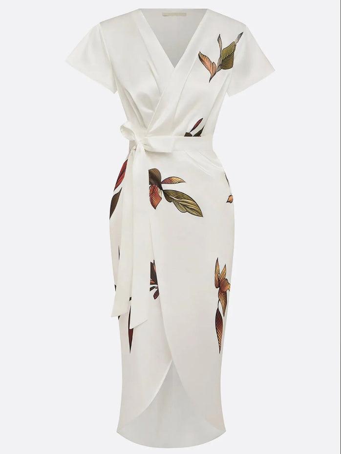 Willa London™ | Floral Elegance Wrap Dress