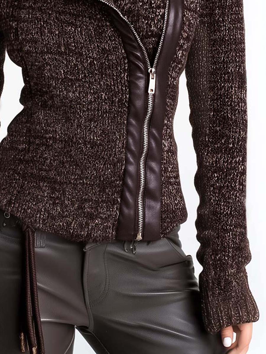 Willa London™ | Asymmetrical Luxe Knit Jacket