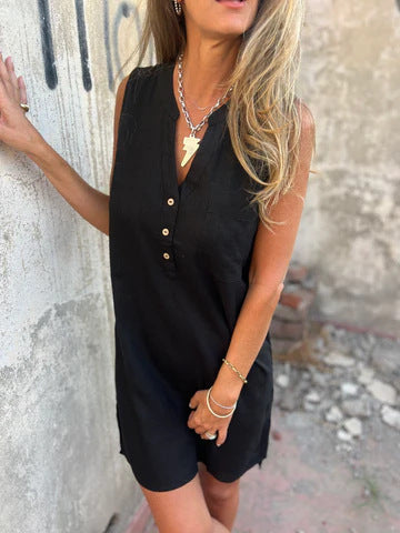 Willa London™ | Serenity Linen Blend Dress