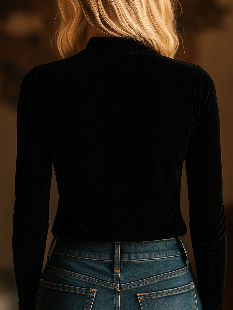Willa London™ | Velvet Elegance Top