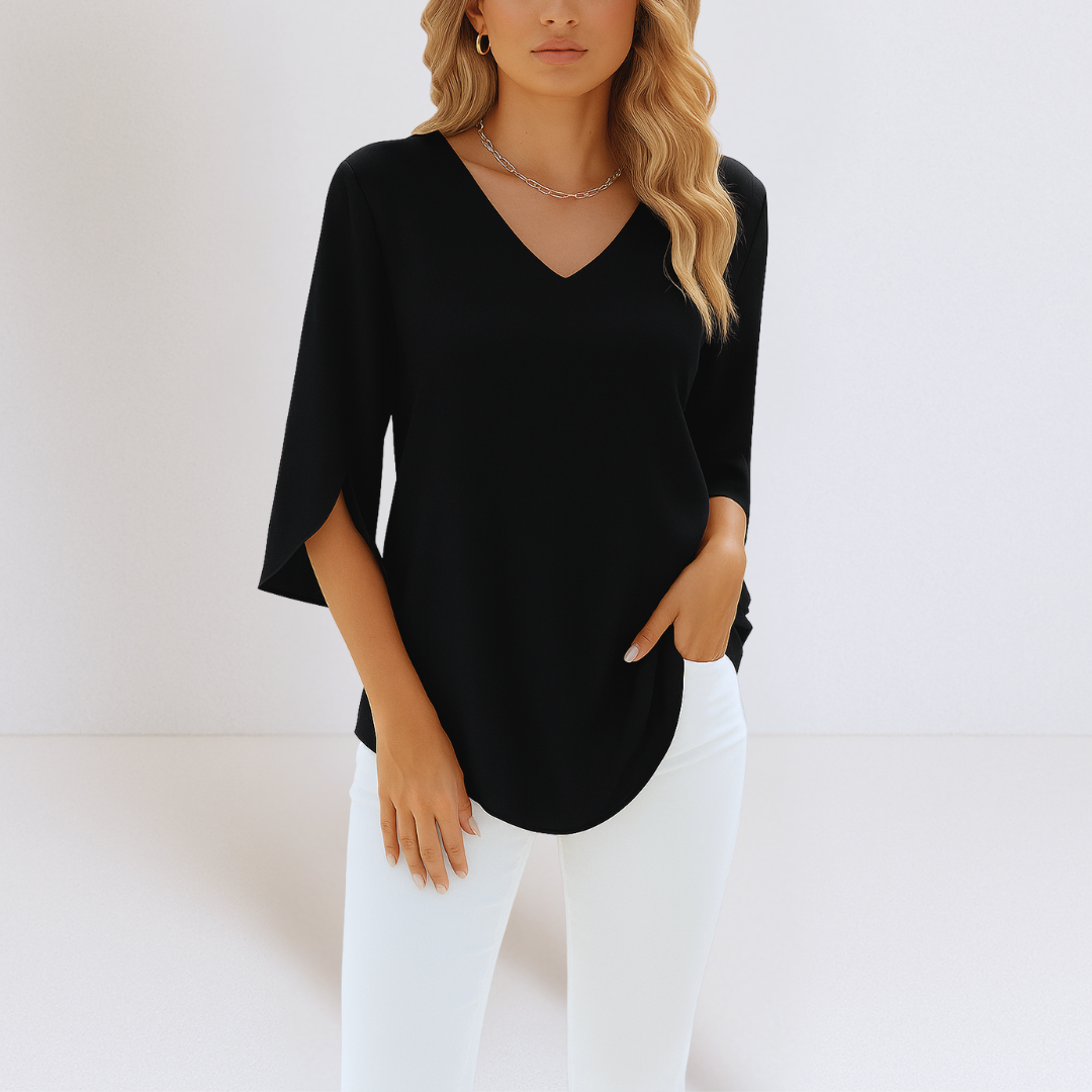 Willa London™ | Serene V-Neck Blouse