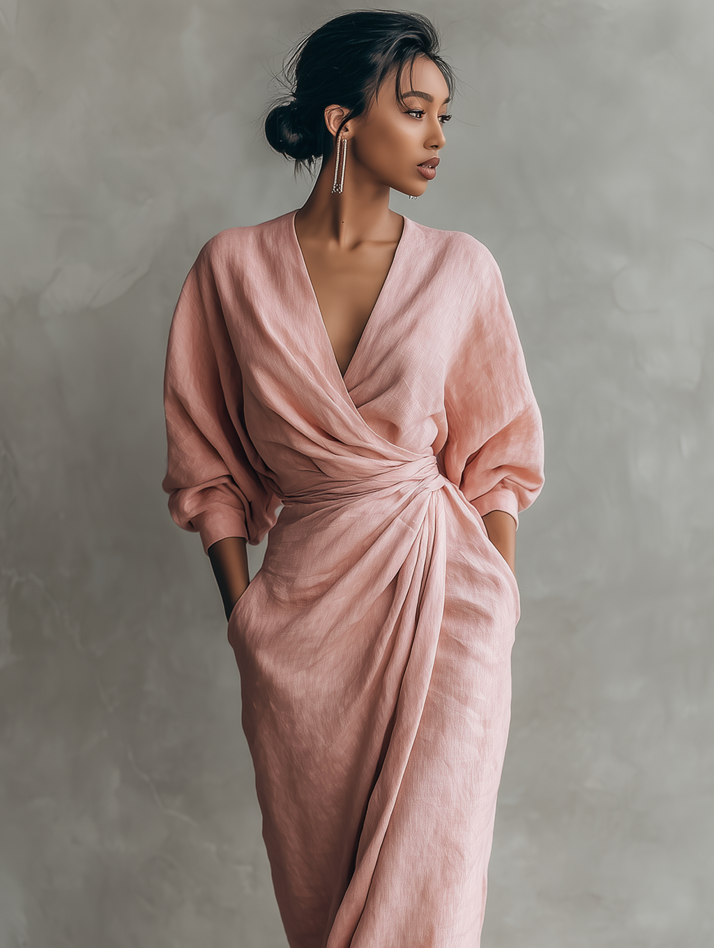 Willa London™ | Serene Linen Maxi Dress