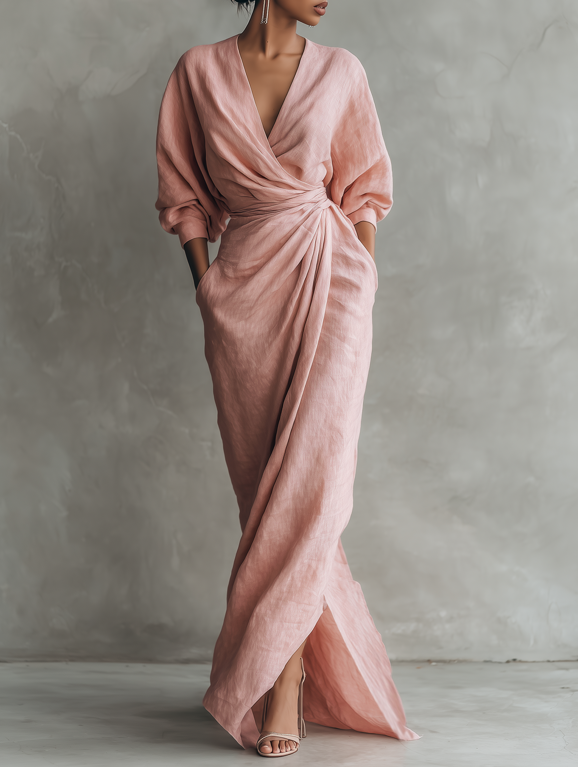 Willa London™ | Serene Linen Maxi Dress