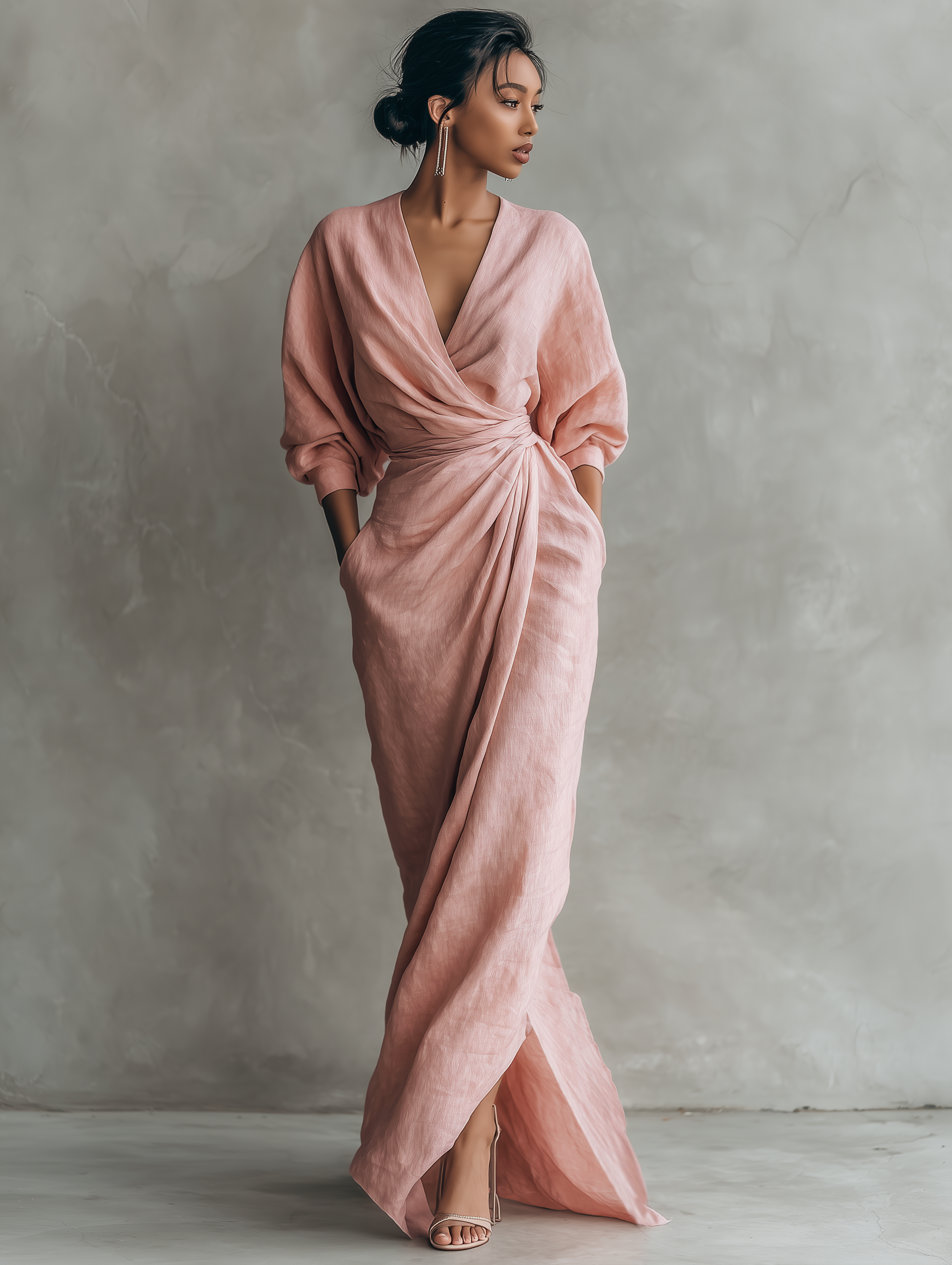 Willa London™ | Serene Linen Maxi Dress