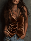 Willa London™ | Velvet Bohemian Charm Vest