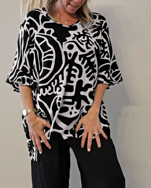Willa London™ | Abstract Elegance Top
