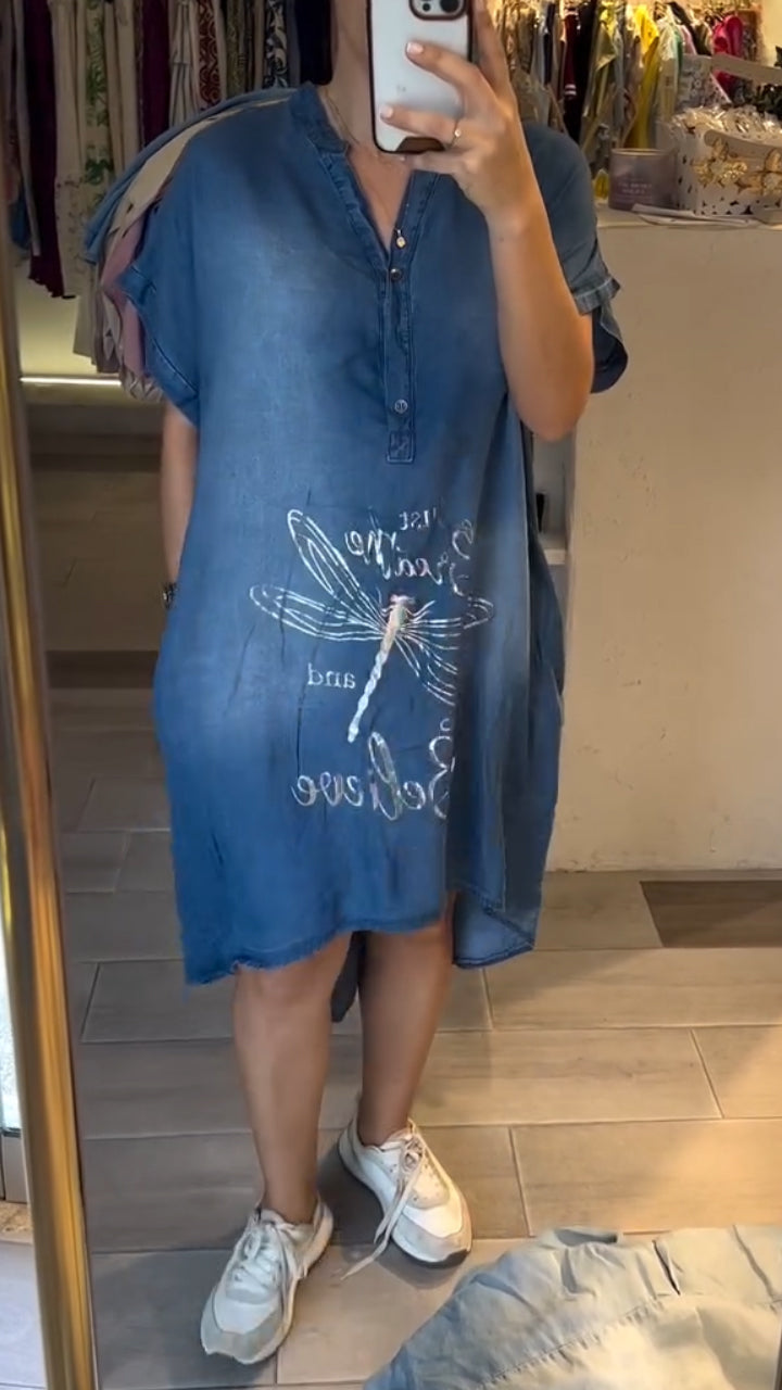 Willa London™ | Delphina Denim Day Dress