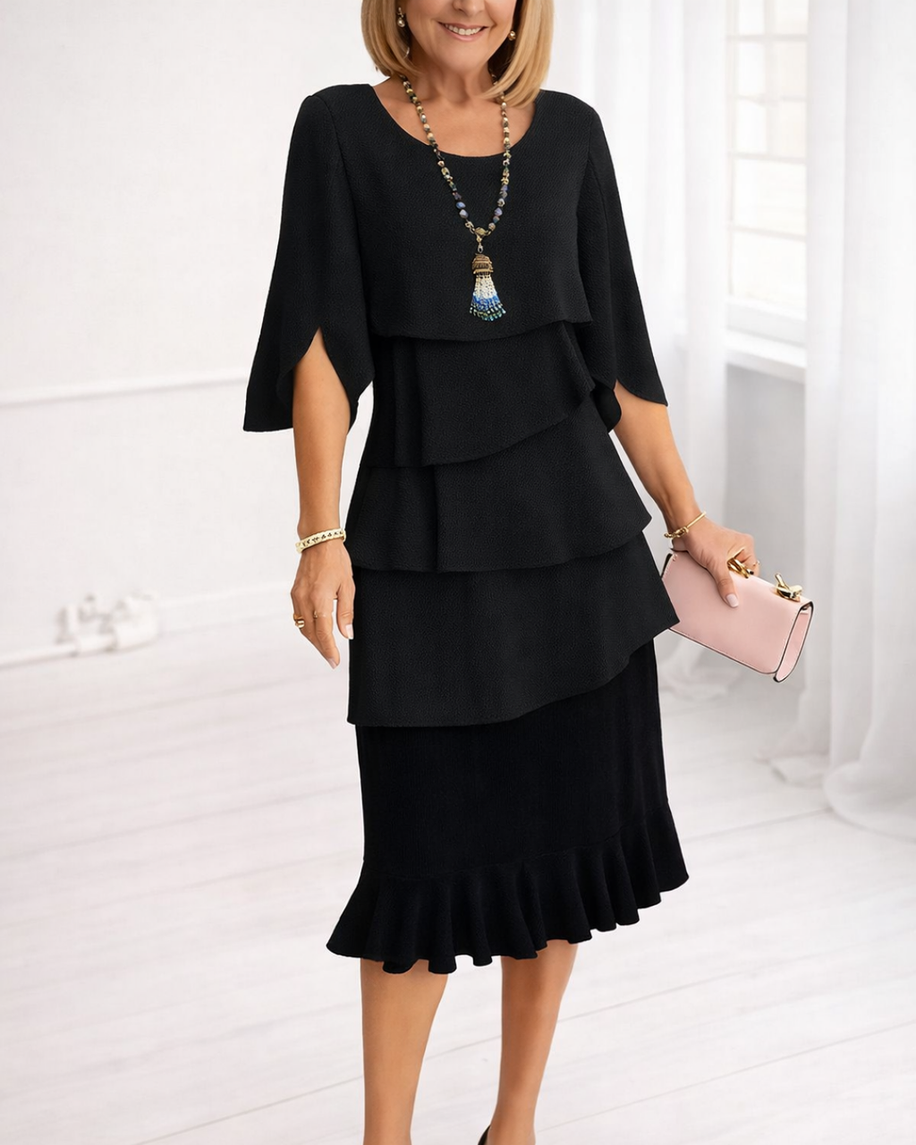 Willa London™ | Graceful Ruffle Dress