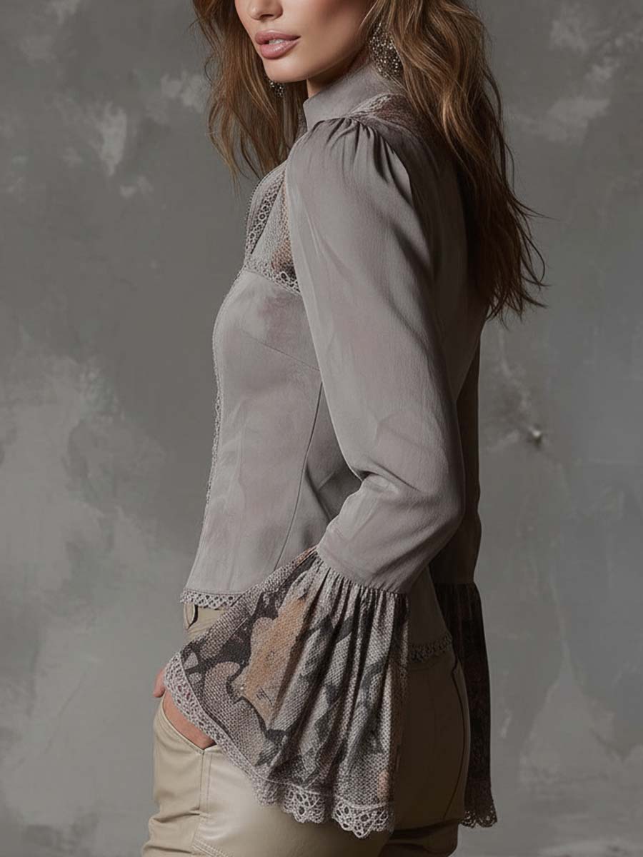 Willa London™ | Vintage Lace Patchwork Blouse