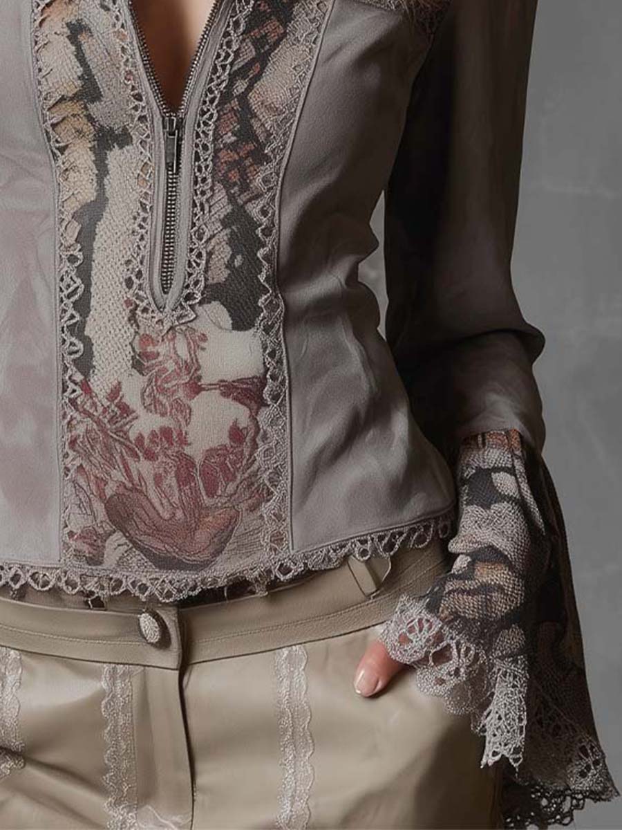 Willa London™ | Vintage Lace Patchwork Blouse