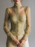 Willa London™ | Enchanted Lace Bustier Blouse