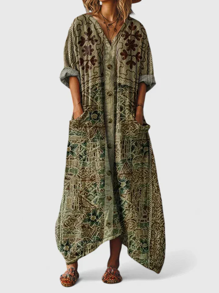 Willa London™ | Bohemian Elegance Maxi Dress