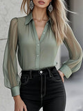 Willa London™ | Elegance in Sheer Blouse