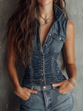 Willa London™ | Vintage Charm Denim Shirt