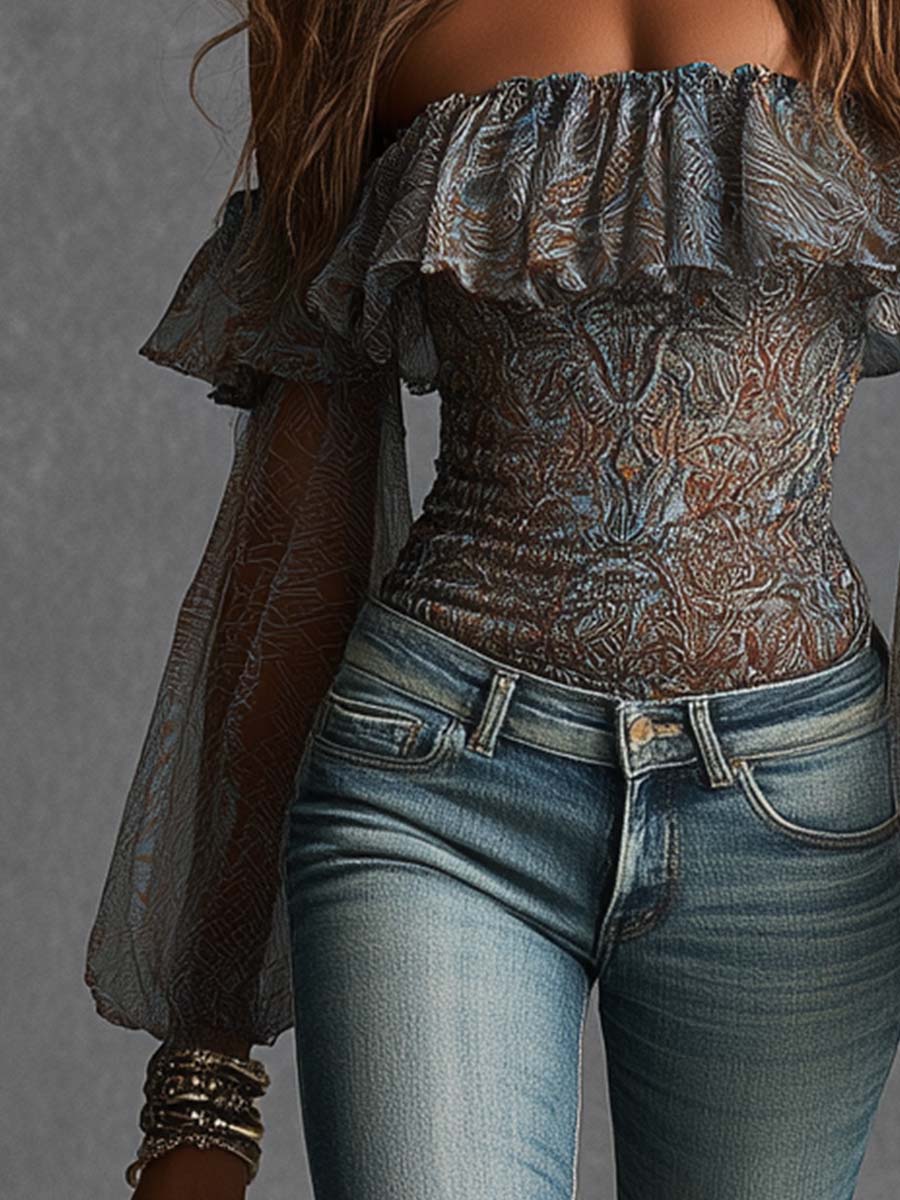 Willa London™ | Bohemian Ruffle Top