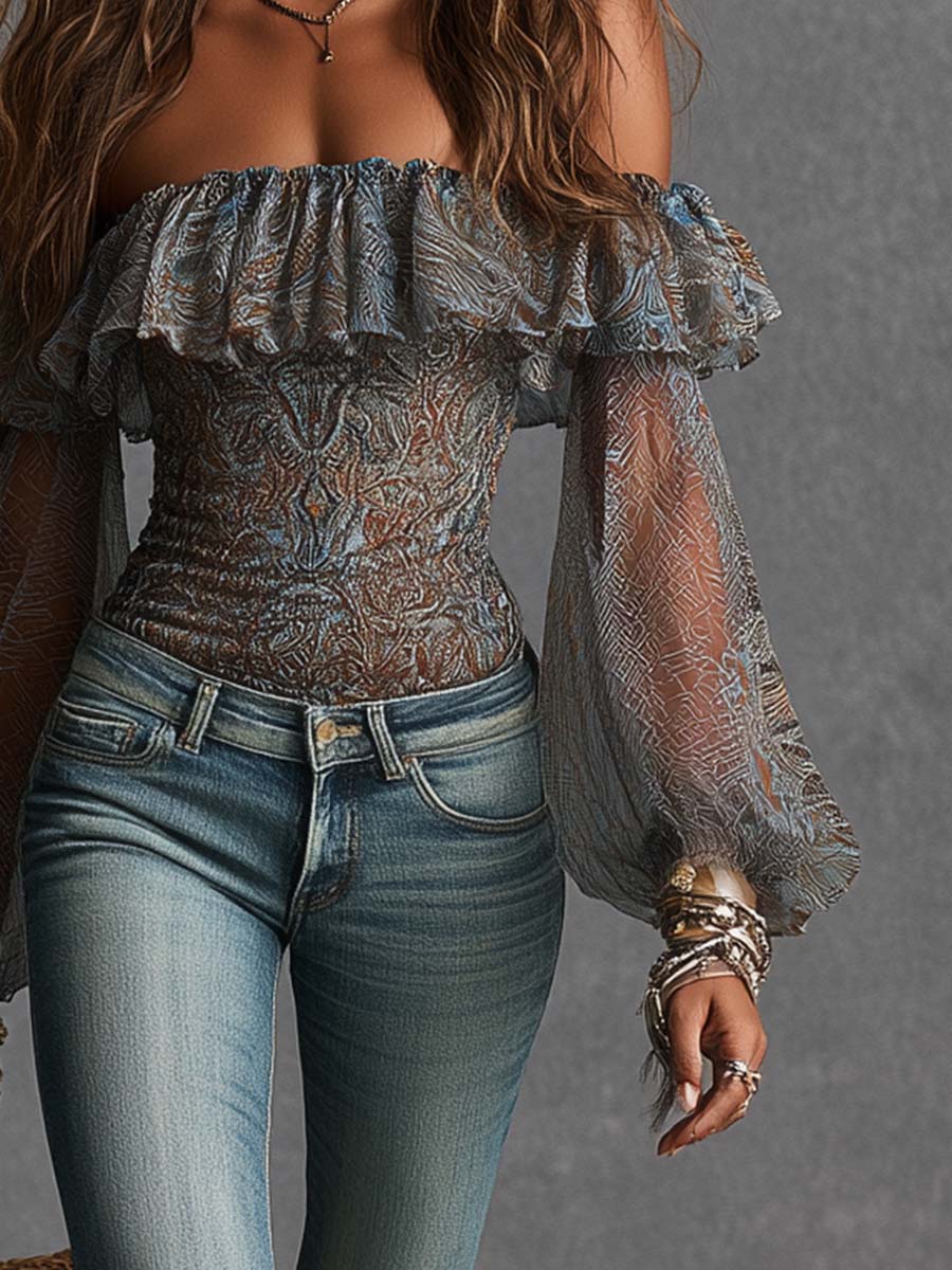 Willa London™ | Bohemian Ruffle Top