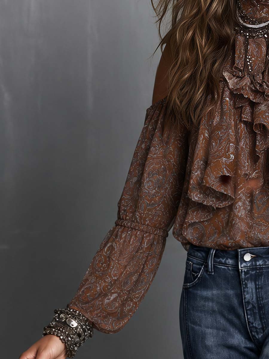 Willa London™ | Bohemian Ruffle Blouse