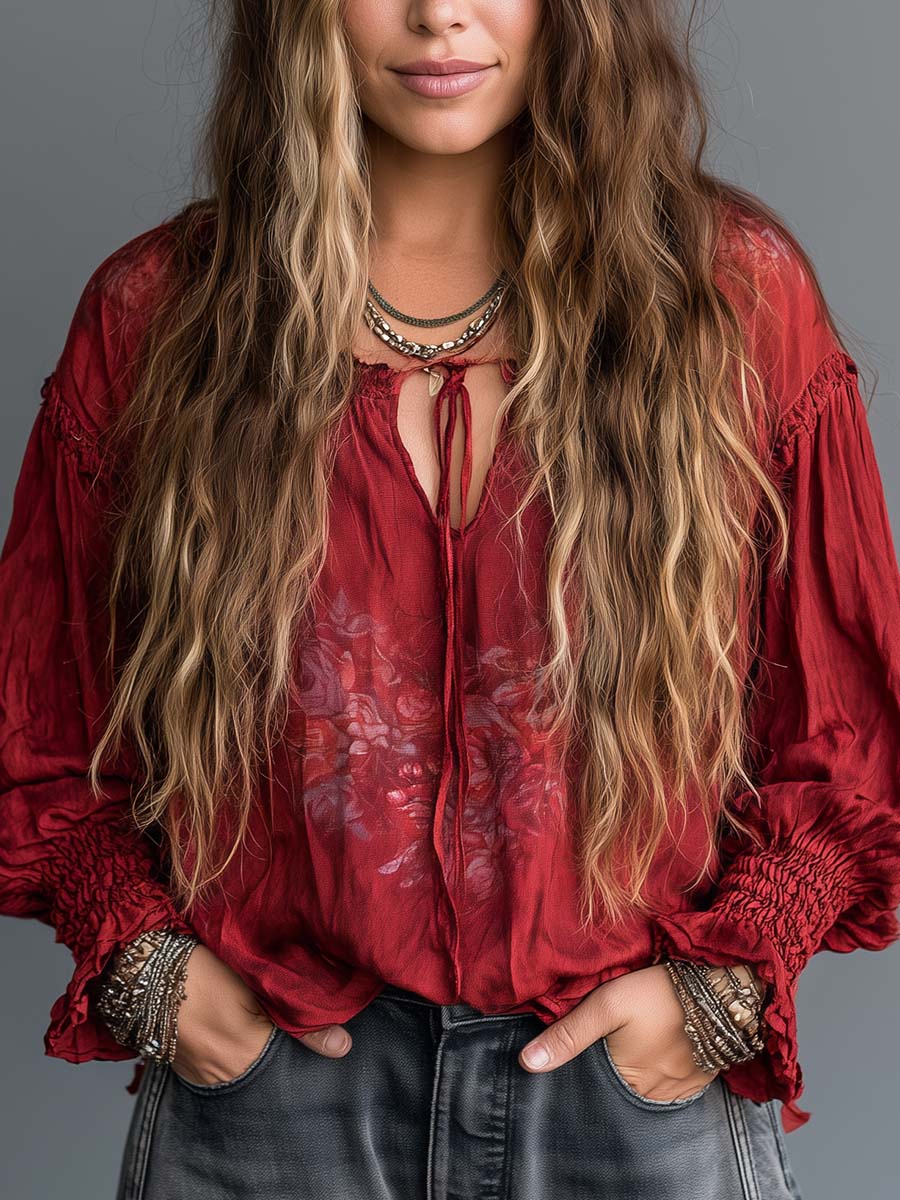 Willa London™ | Bohemian Elegance Blouse