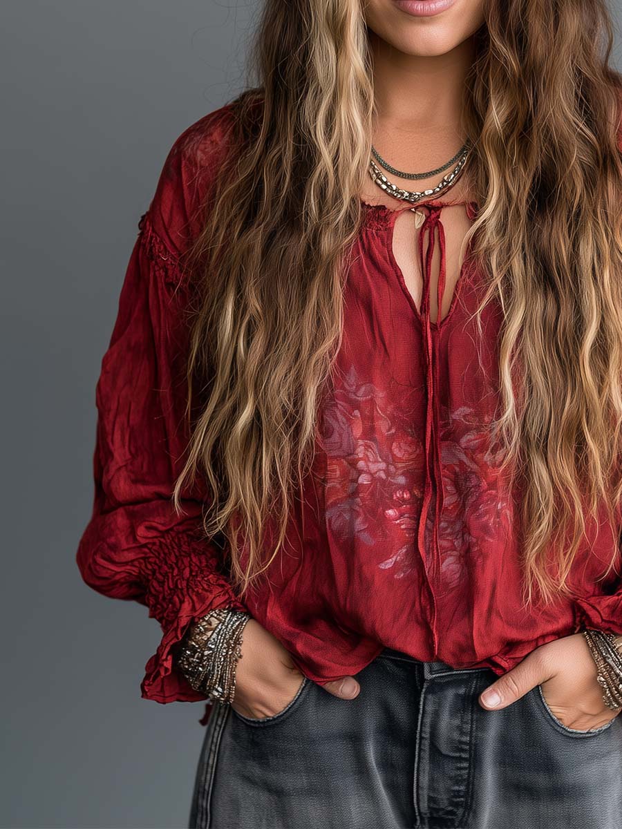 Willa London™ | Bohemian Elegance Blouse