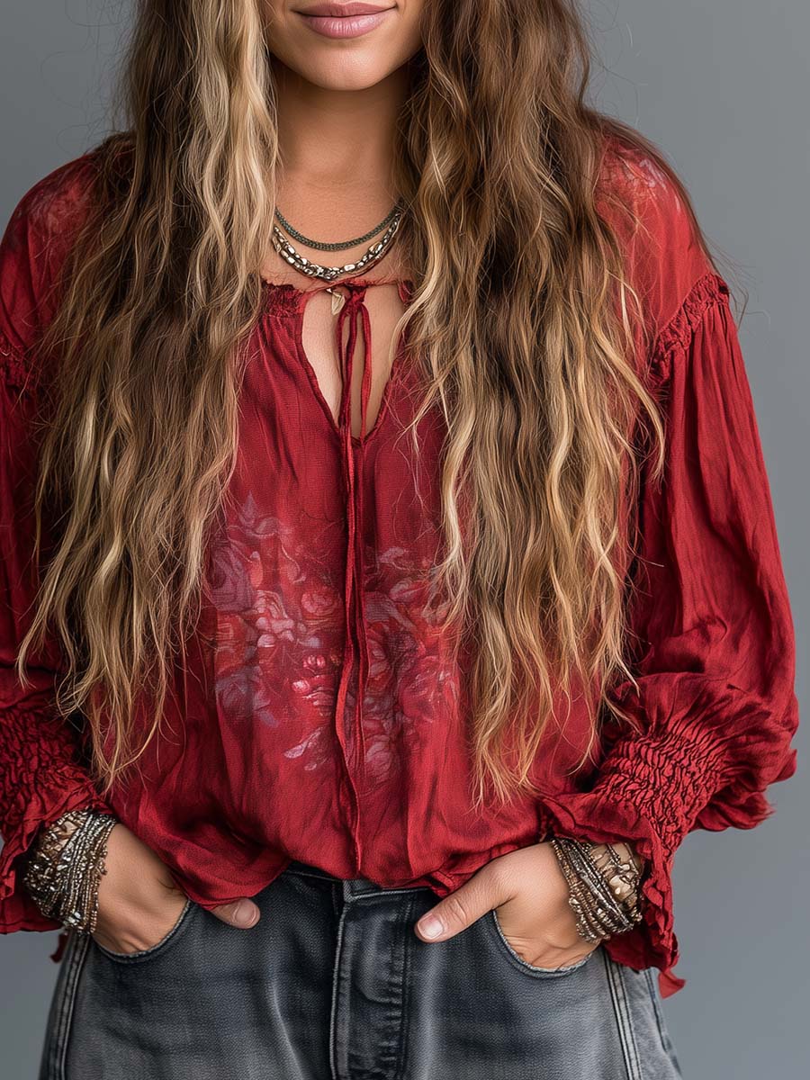 Willa London™ | Bohemian Elegance Blouse