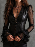 Willa London™ | Midnight Siren Corset Blouse