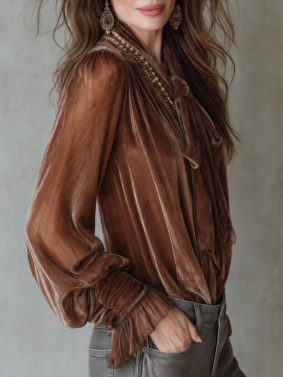 Willa London™ | Seraphina Bow-Tie Blouse