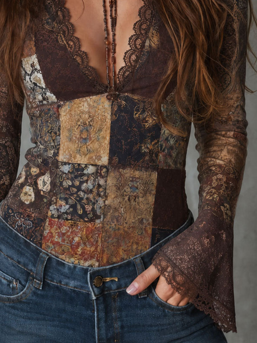 Willa London™ | Vintage Lace Boho Top